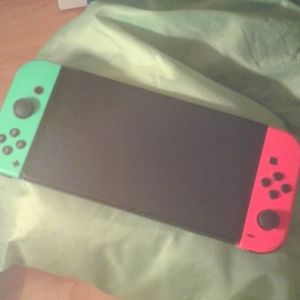 NINTENDO Switch OLED Console & 2 Joy-Con(R-NeonPink/L-NeonGreen)